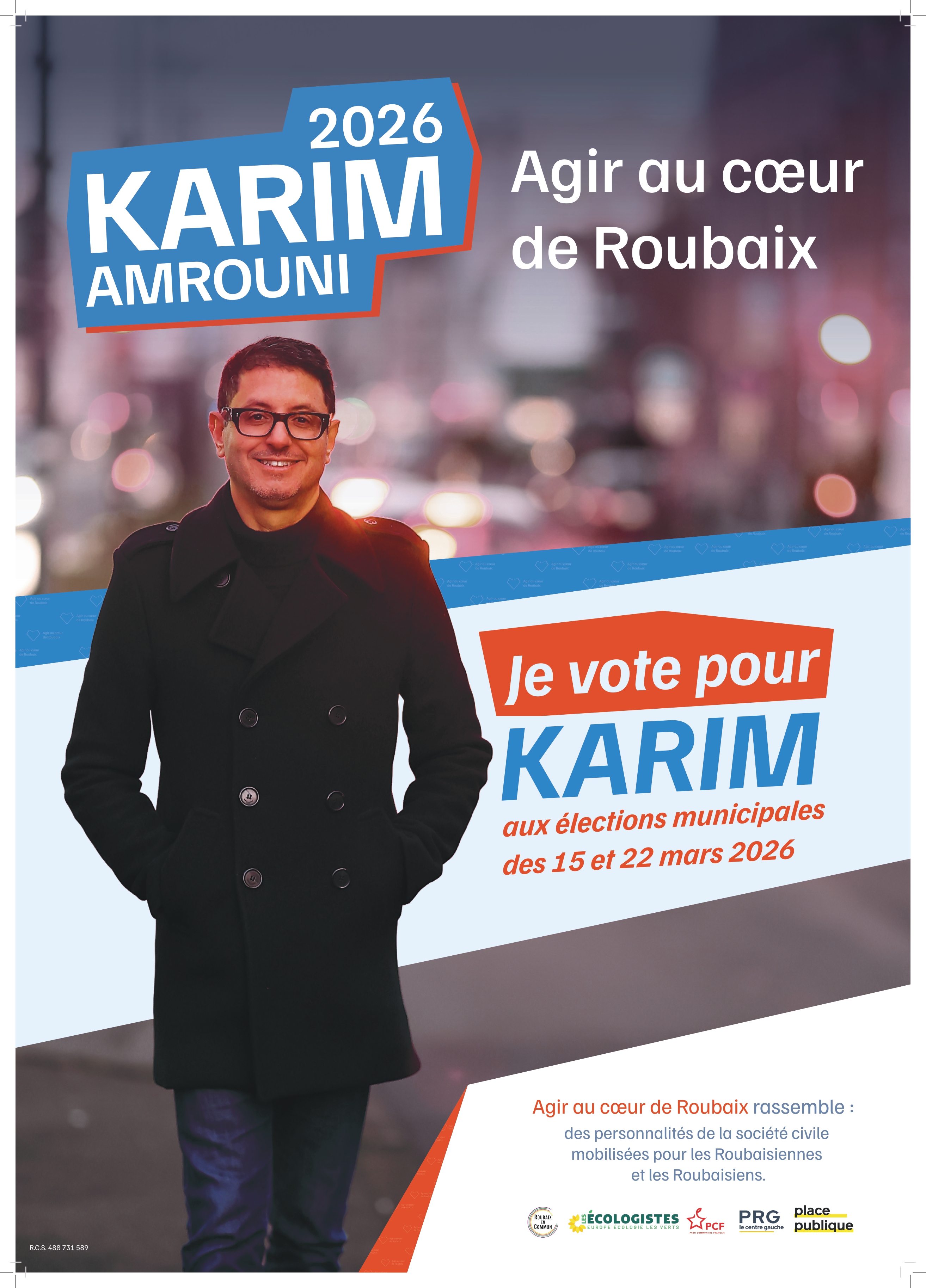 Je vote Karim Amrouni pour Roubaix 2026